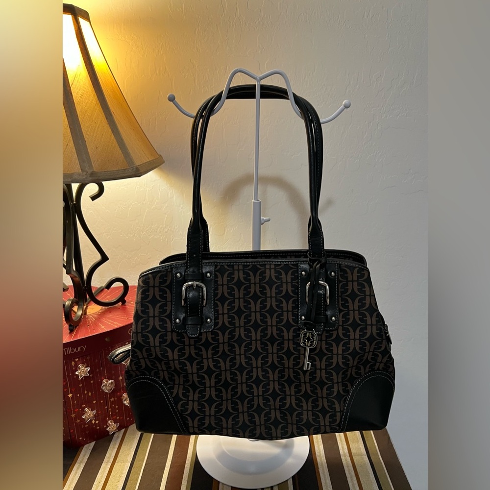Fossil Signature 2 pc set Handbag/Satchel with matching signature wallet